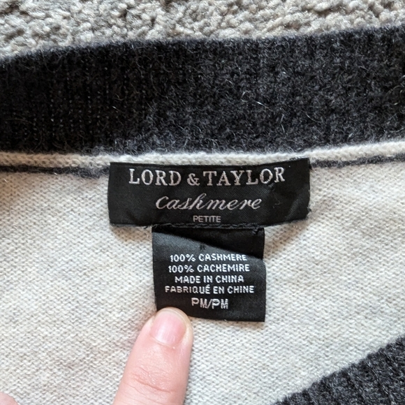 Lord & Taylor 100% Cashmere Sweater - Picture 3 of 5
